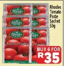 Supa Store RHODES Tomato Paste Sachet offer