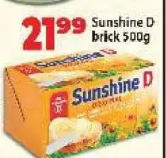 Supa Store Sunshine D brick 500g offer