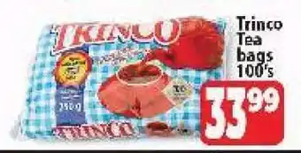 Supa Store Trinco Tea Bags 100's offer