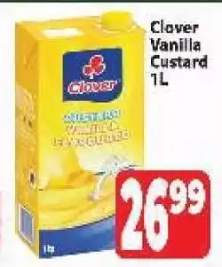 Supa Store Clover Vanilla Custard 1L offer