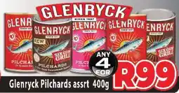Supa Store Glenryck Pilchards assrt 400g offer