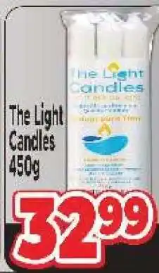 Supa Store The Light Candles 450g offer