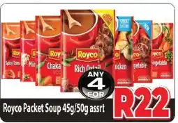 Supa Store Royco Packet Soup 45g/50g assrt offer