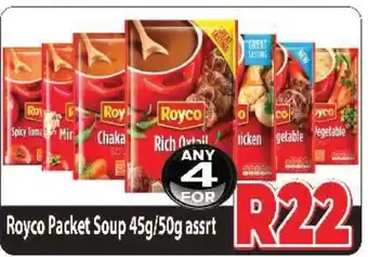 Supa Store Royco Packet Soup 45g/50g assrt offer