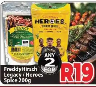 Supa Store FreddyHirsch Legacy / Heroes Spice 200g offer