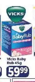 Supa Store Vicks Baby Rub 45g offer
