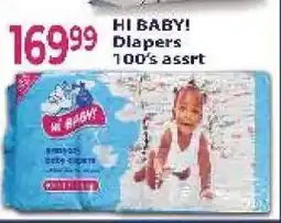 Supa Store Hi BABY! diapers offer