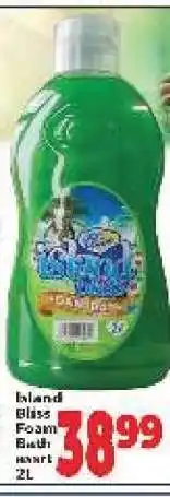 Supa Store Island Bliss foam bath offer