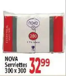 Supa Store NOVA Serviettes offer