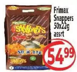 Supa Store Frimax Snappers 50x22g assrt offer