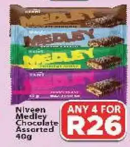Supa Store Niveen Medley Chocolate Assorted 40g offer