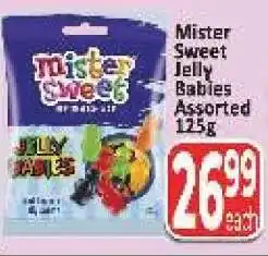 Supa Store Mister Sweet Jelly Babies Assorted 125g offer