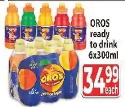 Supa Store OROS ready to drink 6x300ml offer