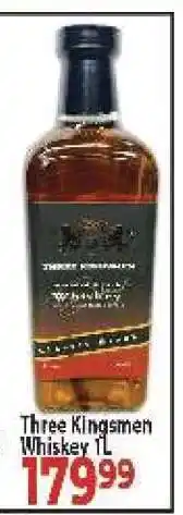 Supa Store Three Kingsmen Whiskey 1L offer