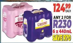 Supa Store Gordon's 6 x 440 mL offer