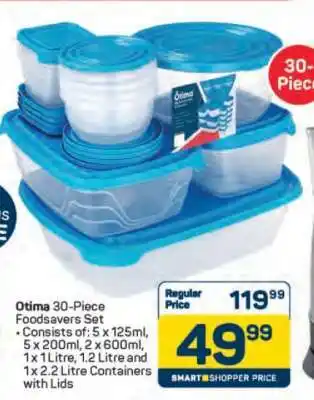 Pick n Pay Hypermarket Otima 30-Piece Foodsavers Set offer
