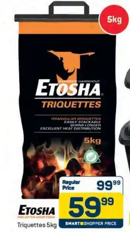 Pick n Pay Hypermarket Etosha Triquettes 5kg offer
