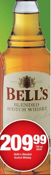 Bell's Blended Scotch Whisky 750ml