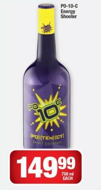 Energy Shooter P0-10-C 750ml
