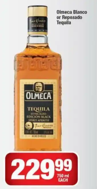 Olmeca Blanco or Reposado Tequila 750ml