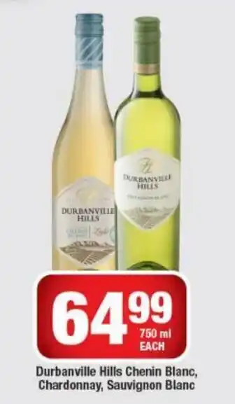 OK Liquor Durbanville Hills Chenin Blanc, Chardonnay, Sauvignon Blanc 750ml offer