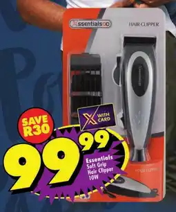 Shoprite Essentials Soft Grip Hair Clipper 10W offer