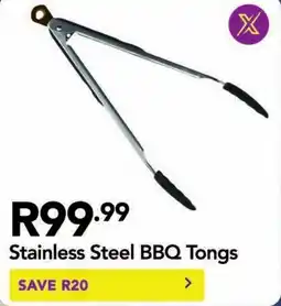 Shoprite Stainless Steel BBQ Tongs offer