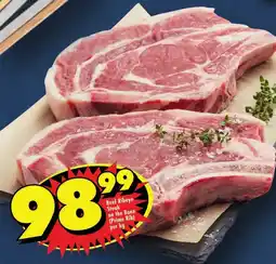 Shoprite Beef Ribeye Steak on the Bone Prime Rib offer