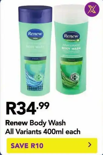 Shoprite Renew Body Wash All Variants offer