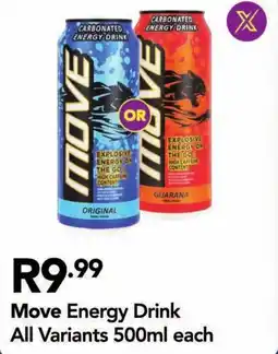 Shoprite Move Energy Drink All Variants offer