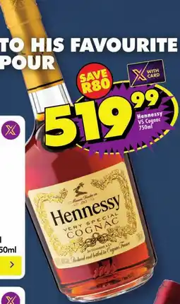 Shoprite Hennessy VS Cognac offer