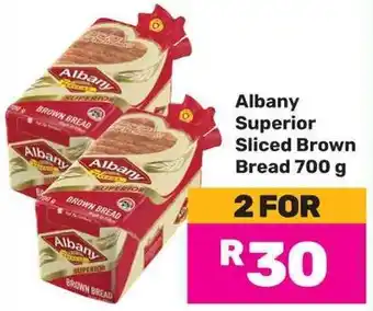 Game Albany Superior Sliced Brown Bread offer