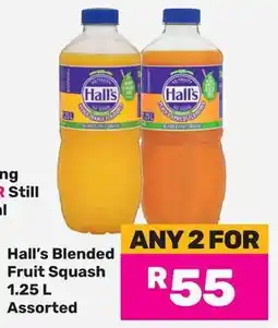 Game Hall's Blended Fruit Squash Assorted offer
