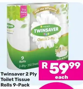 Game Twinsaver 2 Ply Toilet Tissue Rolls offer