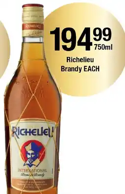 OK Liquor Richelieu Brandy offer