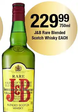 OK Liquor J&B Rare Blended Scotch Whisky offer