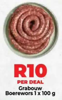 Food Lover's Market Grabouw Boerewors offer