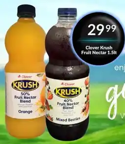 Super Save Clover Krush Fruit Nectar offer