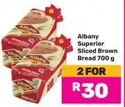Game Albany Superior Sliced Brown Bread-For 2 x 700g offer