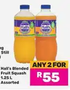 Game Hall's Blended Fruit Squash Assorted-For Any 2 x 1.25Ltr offer