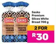 Game Sasko Premium Slices White Bread-For 2 x 700g offer