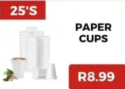 Saverite Paper cups offer