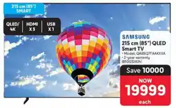 Makro Samsung 215 cm 85" QLED Smart TV offer