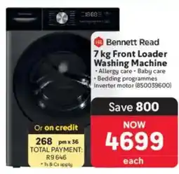 Makro Bennett Read Front Loader Washing Machine offer