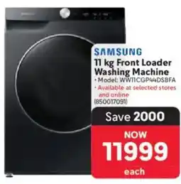 Makro Samsung Front Loader Washing Machine offer