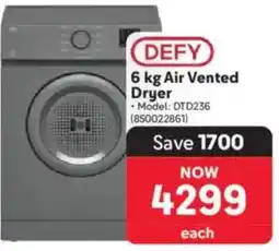 Makro Defy Air Vented Dryer offer