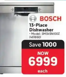 Makro Bosch 13-Place Dishwasher offer