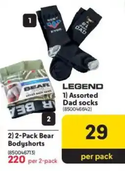 Makro Legend Assorted Dad Socks offer