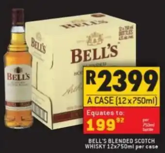 Shoprite Liquor Bell's Blended Scotch Whisky 12x750ml offer