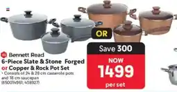 Makro Bennett Read Slate & Stone Forged or Copper & Rock Pot Set offer